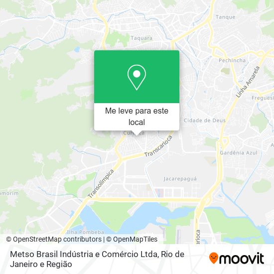 Metso Brasil Indústria e Comércio Ltda mapa