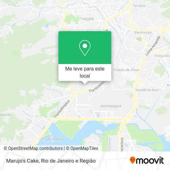 Marujo's Cake mapa