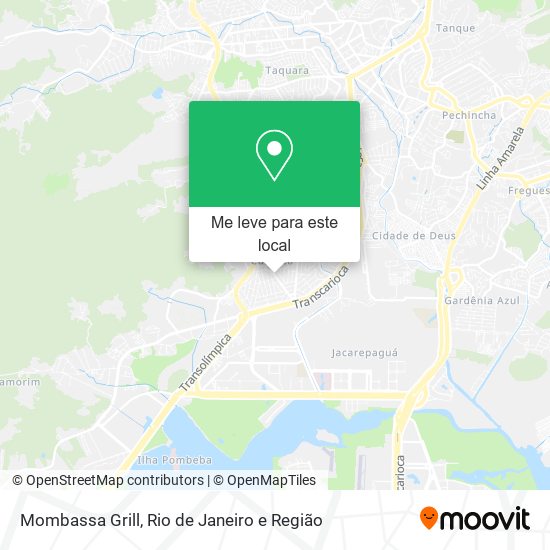 Mombassa Grill mapa