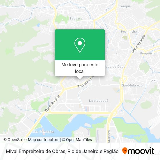 Mival Empreiteira de Obras mapa