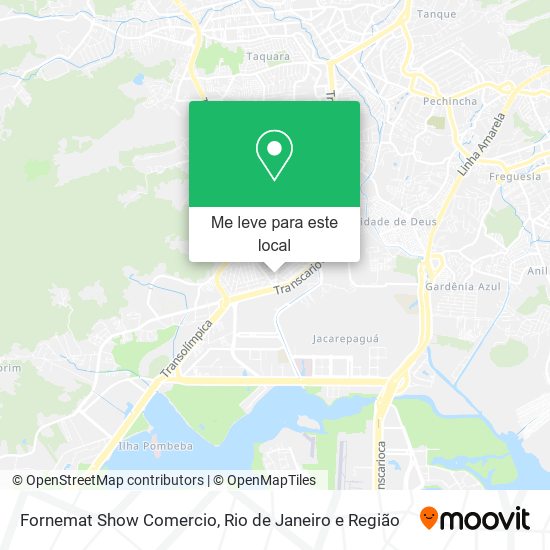 Fornemat Show Comercio mapa