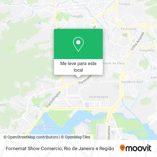 Fornemat Show Comercio mapa