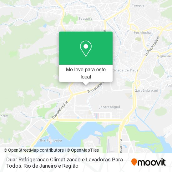 Duar Refrigeracao Climatizacao e Lavadoras Para Todos mapa