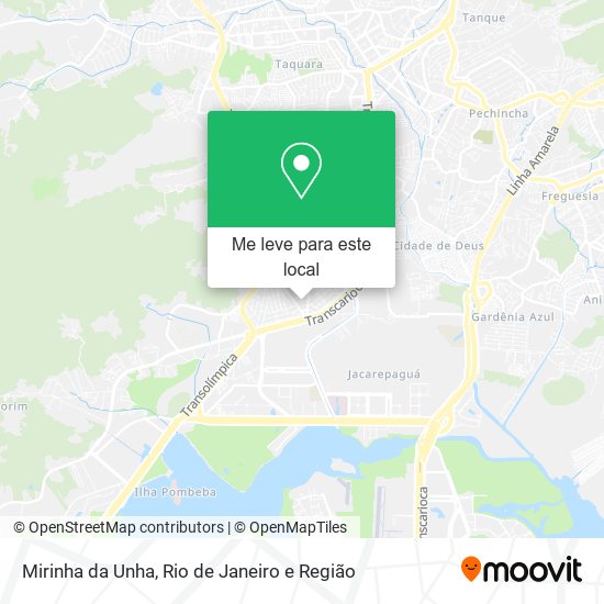 Mirinha da Unha mapa