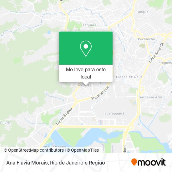 Ana Flavia Morais mapa