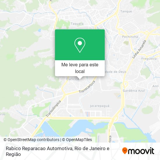 Rabico Reparacao Automotiva mapa