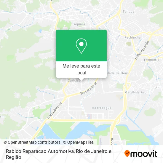 Rabico Reparacao Automotiva mapa