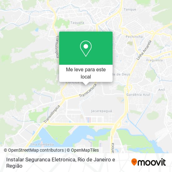 Instalar Seguranca Eletronica mapa