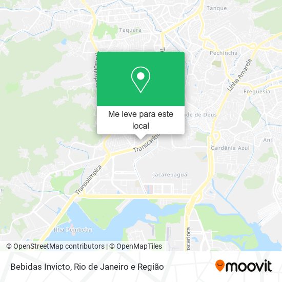 Bebidas Invicto mapa