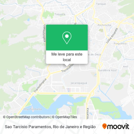 Sao Tarcisio Paramentos mapa