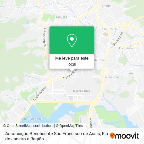 Associação Beneficente São Francisco de Assis mapa