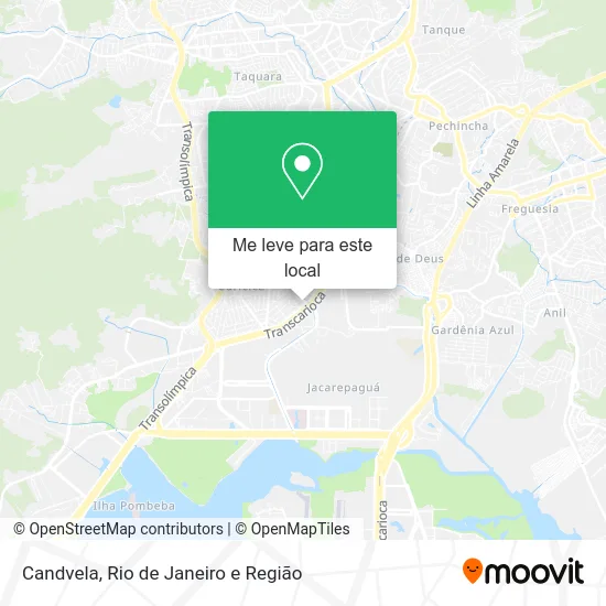 Candvela mapa