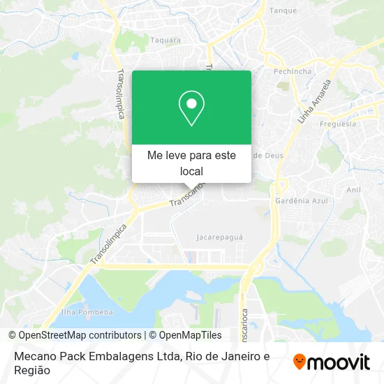 Mecano Pack Embalagens Ltda mapa