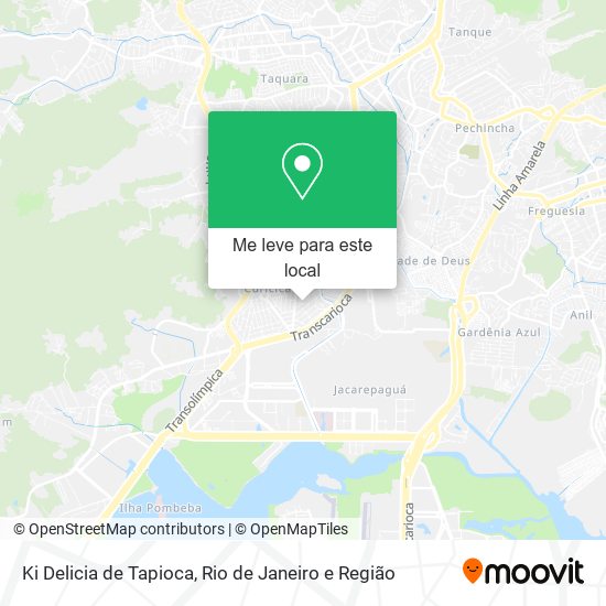 Ki Delicia de Tapioca mapa
