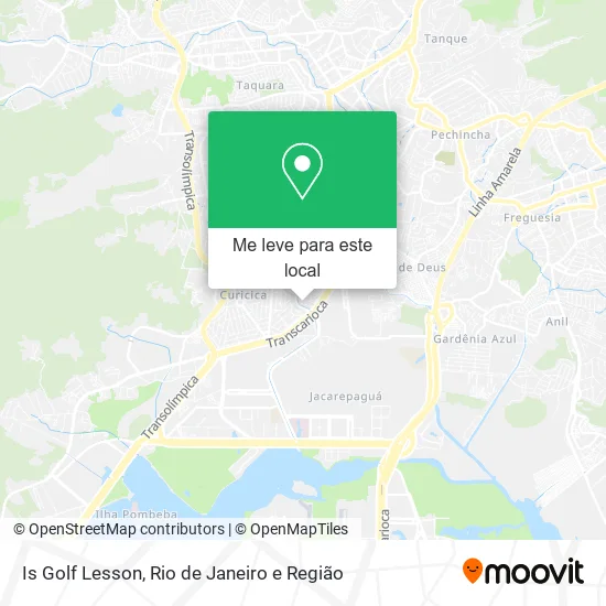 Is Golf Lesson mapa