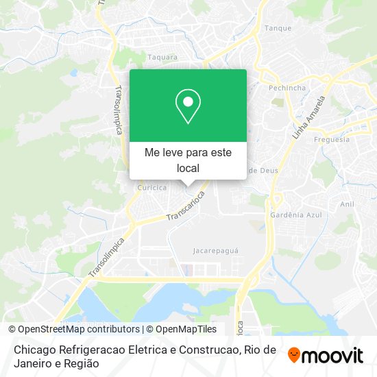 Chicago Refrigeracao Eletrica e Construcao mapa
