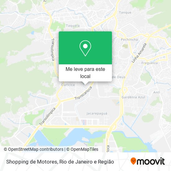 Shopping de Motores mapa