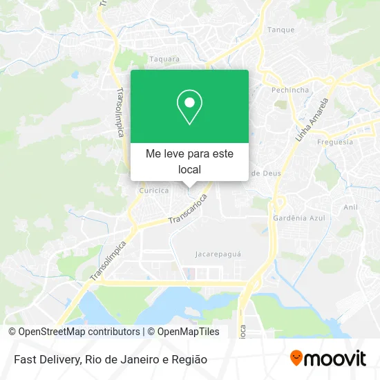 Fast Delivery mapa