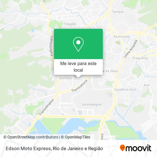 Edson Moto Express mapa