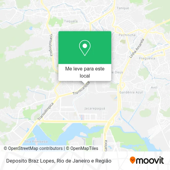 Deposito Braz Lopes mapa