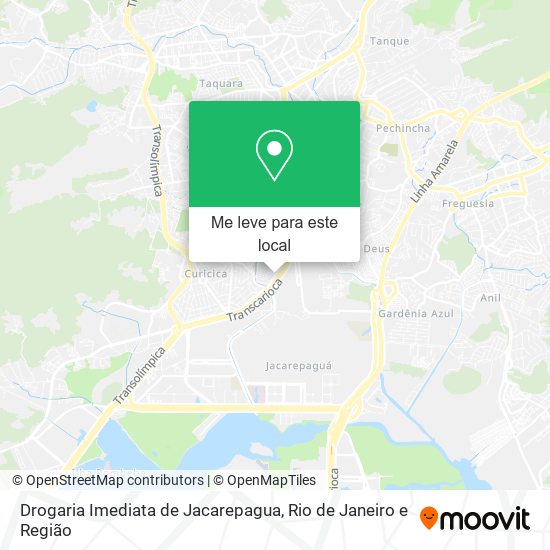 Drogaria Imediata de Jacarepagua mapa
