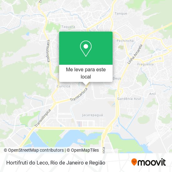 Hortifruti do Leco mapa