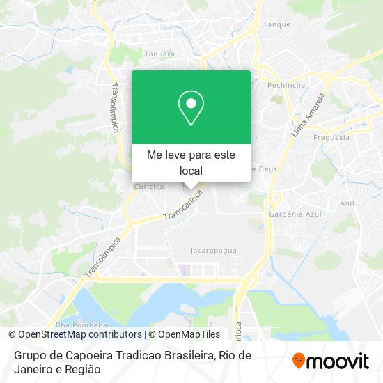 Grupo de Capoeira Tradicao Brasileira mapa