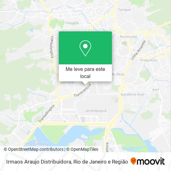 Irmaos Araujo Distribuidora mapa