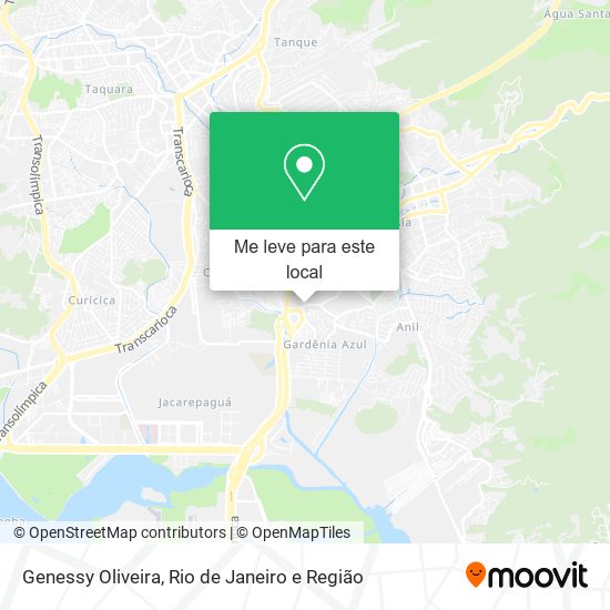 Genessy Oliveira mapa