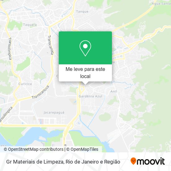 Gr Materiais de Limpeza mapa