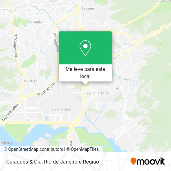 Caiaques & Cia mapa