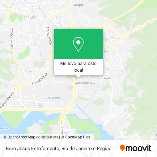 Bom Jesus Estofamento mapa