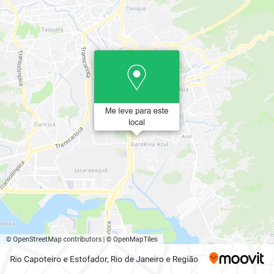 Rio Capoteiro e Estofador mapa