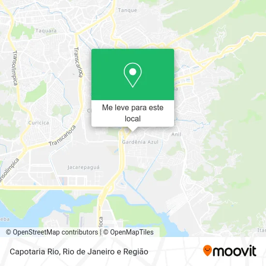Capotaria Rio mapa