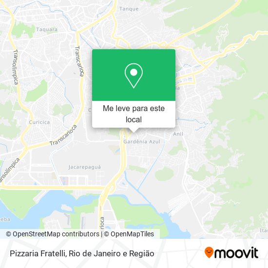 Pizzaria Fratelli mapa