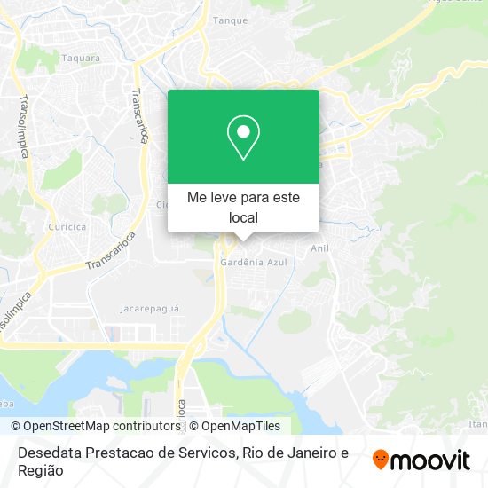 Desedata Prestacao de Servicos mapa