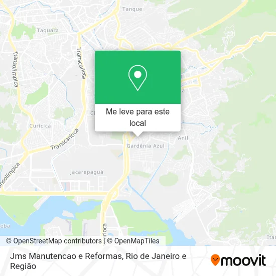 Jms Manutencao e Reformas mapa