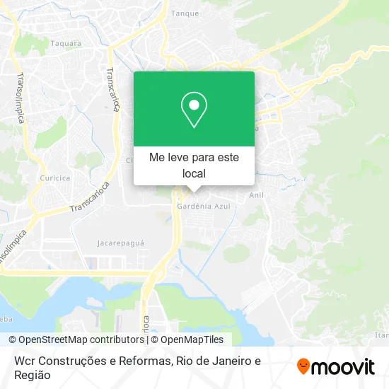 Wcr Construções e Reformas mapa