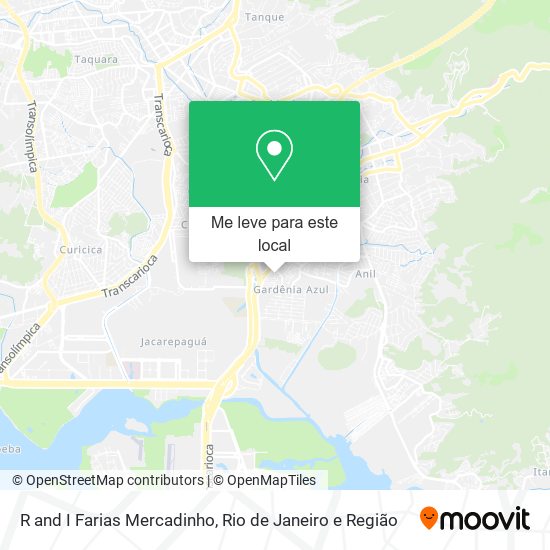 R and I Farias Mercadinho mapa