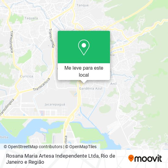 Rosana Maria Artesa Independente Ltda mapa