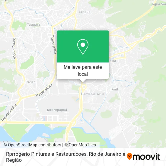 Rprrogerio Pinturas e Restauracoes mapa