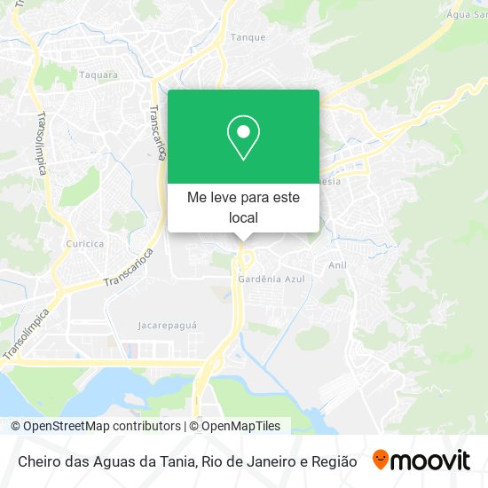 Cheiro das Aguas da Tania mapa