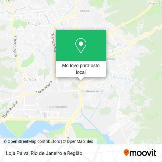 Loja Paiva mapa