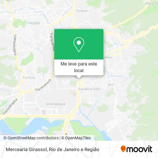 Mercearia Girassol mapa