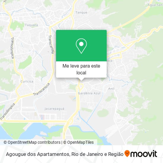 Agougue dos Apartamentos mapa