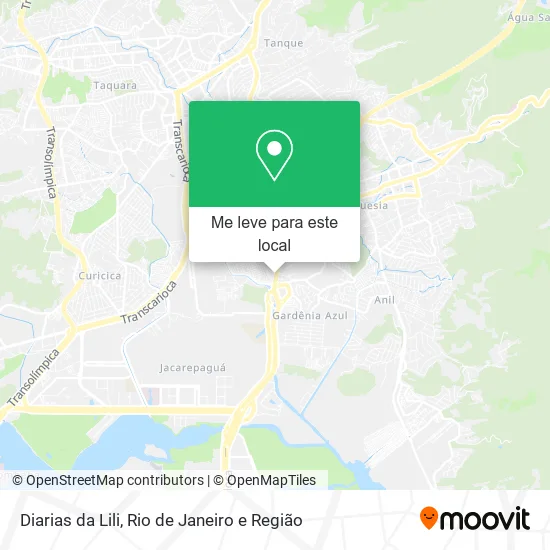 Diarias da Lili mapa