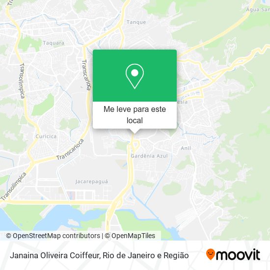 Janaina Oliveira Coiffeur mapa