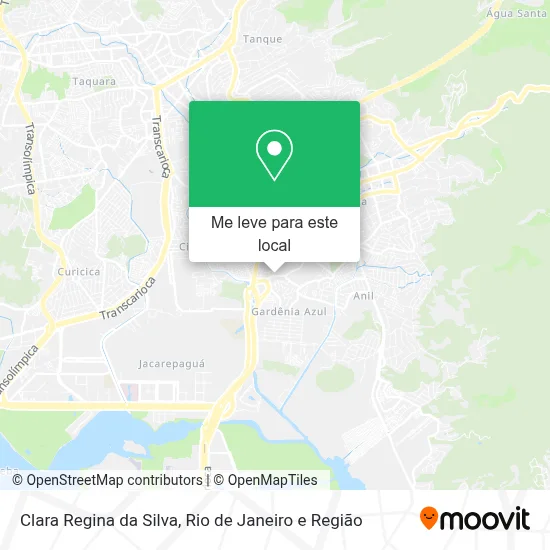 Clara Regina da Silva mapa