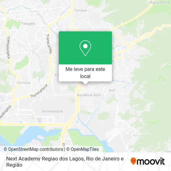 Next Academy Regiao dos Lagos mapa