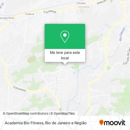 Academia Bio Fitness mapa